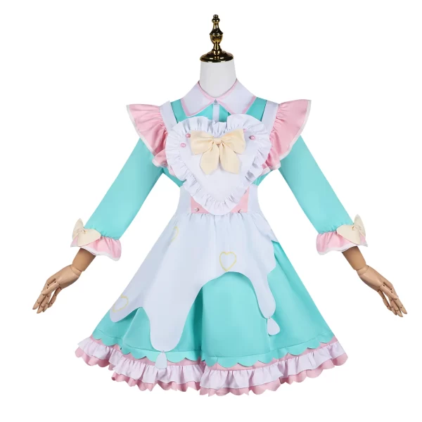 game needy streamer overload ame ame chan maid cosplay costume role play comic con dress hallowmas party wigs anime prop