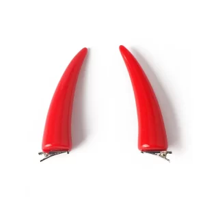 anime chainsaw man power headwear cosplay demon pvc horn headband hairpin prop halloween