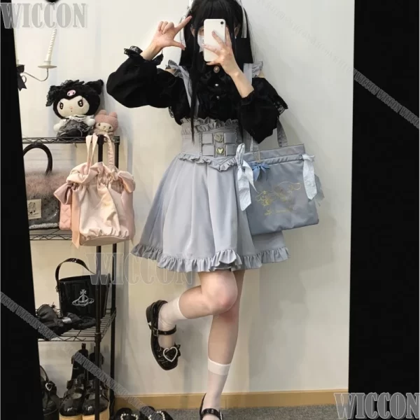 overall dress jirai kei maid cosplay costume kawaii underground idol cute jk dress girl women christmas holloween customized
