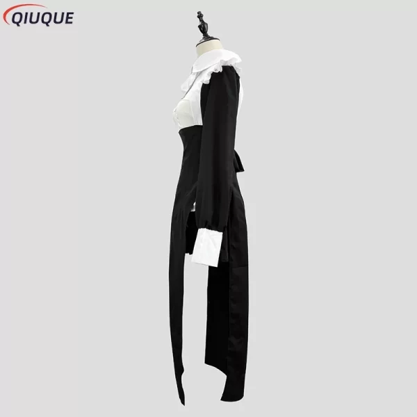 women's nun costume kerchief cross necklace sexy nurse dressing halloween maid plus size tight black robe religious costumes