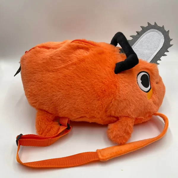 japanese anime cute orange dog backpack cosplay chainsaw dog bags kawaii bag fans wearing birthday gifts halloween party decor