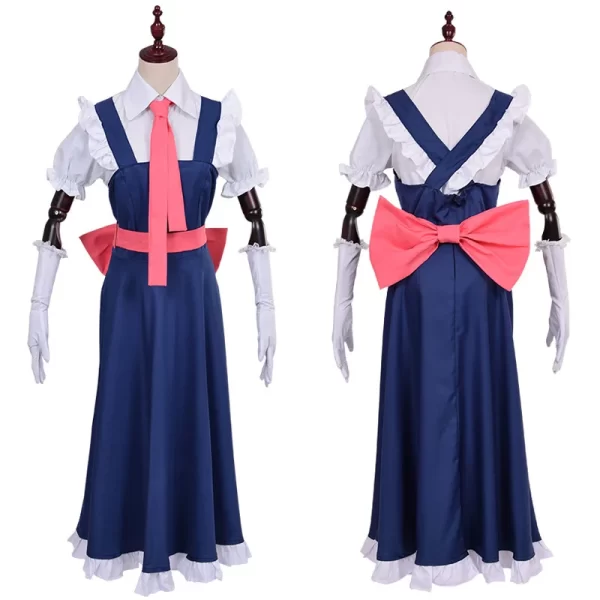 anime miss kobayashi's dragon maid tohru cosplay costumes women lacauch kobayashi holiday party maid uniforms costume wig tail