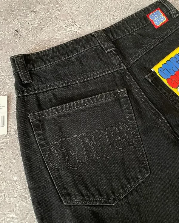 american vintage washed and distressed jeans high street casual japanese women pants y2k loose straight fit slim and versatile