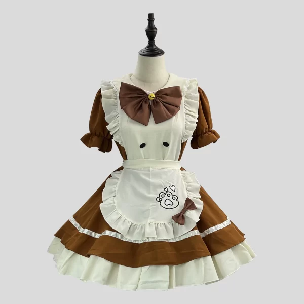 adorable maid cosplay lolita costume for women halloween performance outfit