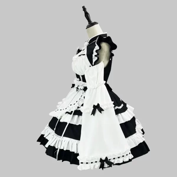 chinese qipao maid dress vintage cheongsam lolita cosplay costume,servant uniform for women