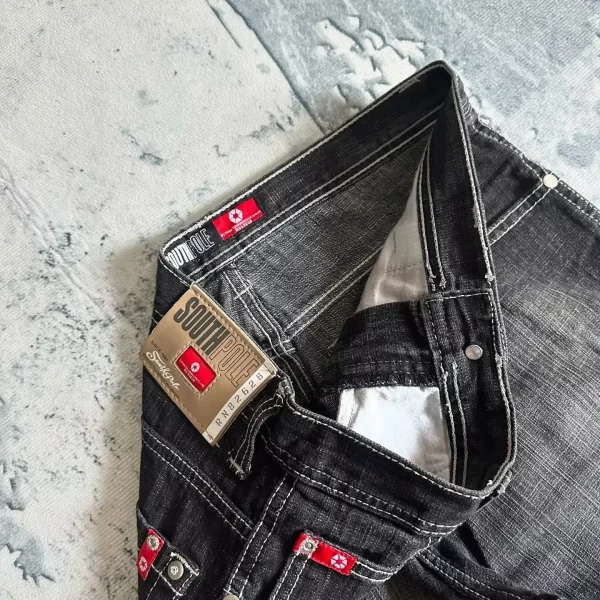 american fashion hip hop joker oversized jeans women street y2k new clearance spot hot mopping wide leg pants unisex loose jeans