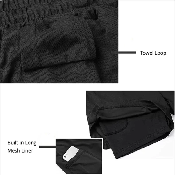 men's multi pocket shorts fitness shorts casual beach sports lined skinny shorts everyday style mesh camouflage running shorts