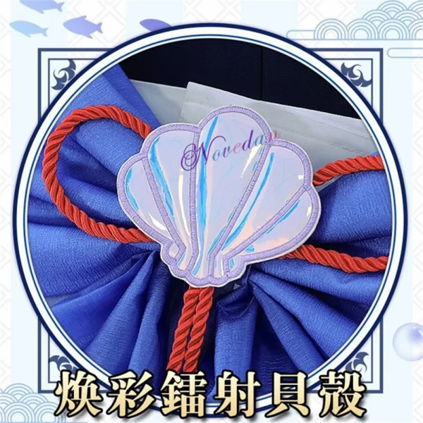 genshinimpact cosplay maid kokomi costume uniform wig shoes sexy women halloween christmas party fancy dress outfit full set