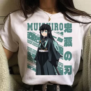 demon slayer kimetsu no yaiba t shirt women manga funny y2k t shirt girl funny clothing