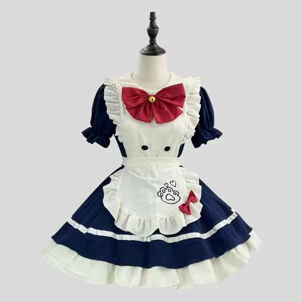 adorable maid cosplay lolita costume for women halloween performance outfit