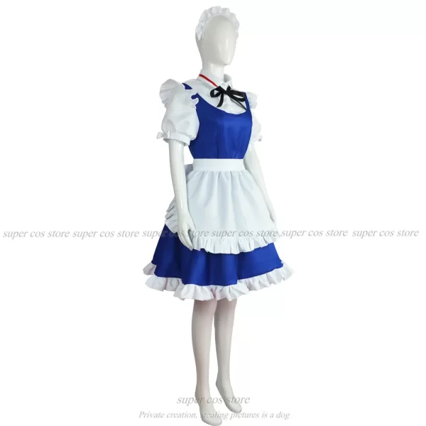 izayoi sakuya cosplay costume anime touhou project costume maid dress skirt touhou project anime dress costumes for women