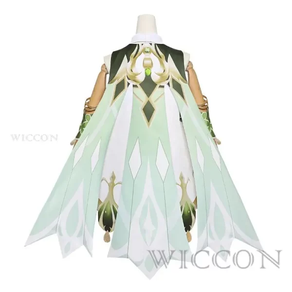 genshin impact nahida maid cosplay costume lesser lord kusanali wig cute style dress nahida genshin cosplay for girls kids size