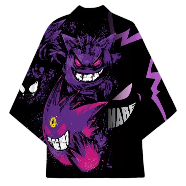 summer new products digital printing baby chainsaw man anime series surrounding kimono cape two dimensional feather woven robe