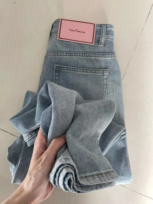 women wide leg baggy jeans lady vintage y2k punk low rise waist loose denim pants streetwear fashion trashy long skater trousers