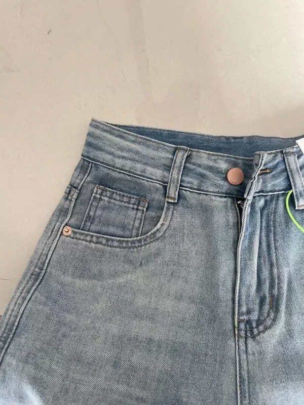 women wide leg baggy jeans lady vintage y2k punk low rise waist loose denim pants streetwear fashion trashy long skater trousers