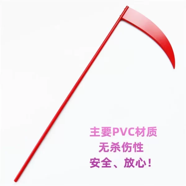 anime chainsaw man power cosplay red sickle weapon power horn chainsaw man accessories halloween christmas party character props