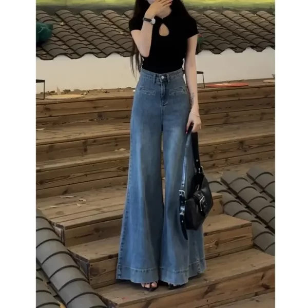 baggy jeans y2k women's pants skinny jeans woman high waist pants women's spring clothes american vintage coquette jean clothing