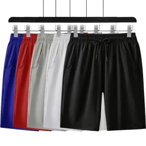 2025 new fitness sports shorts man summer gyms workout male breathable mesh shorts quick dry beach short pants men sportswear