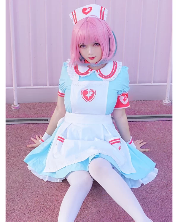 anime the idolmaster cinderella girls yumemi riamu cosplay costume maid dress halloween carnival clothing custom made