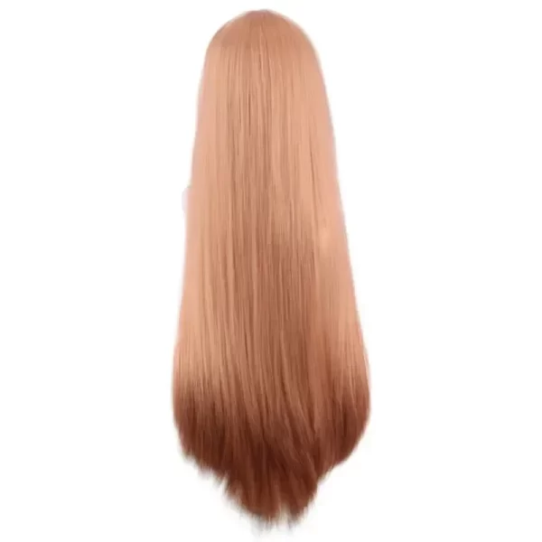 anime chainsaw man power cosplay wigs with wigcap girls headwear halloween dress up party masquerade costumes wigs