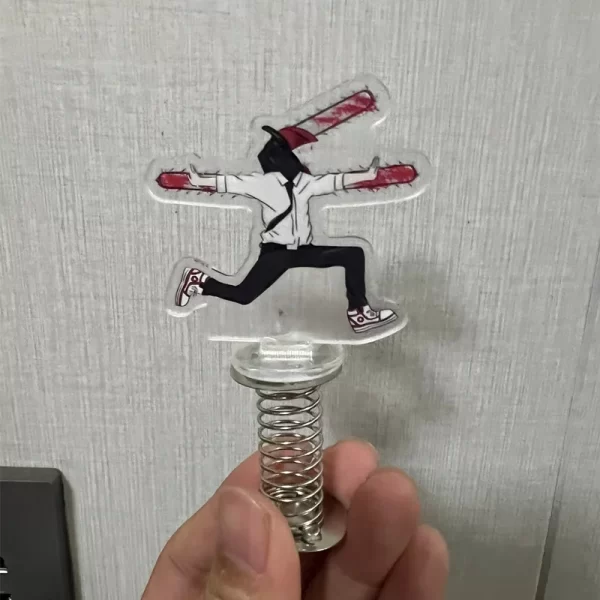 anime chainsaw man denji pochita blood figure acrylic model cosplay shake stand models desk ornament reduce pressure toy gift