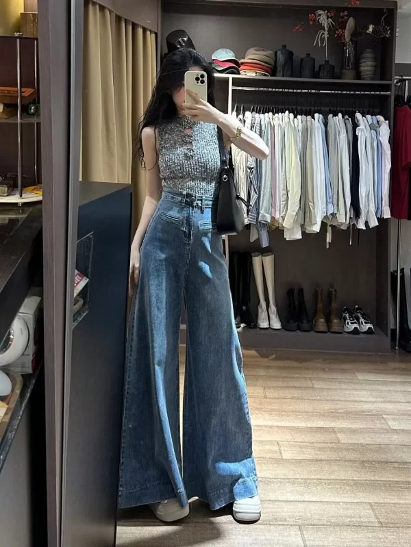 baggy jeans y2k women's pants skinny jeans woman high waist pants women's spring clothes american vintage coquette jean clothing