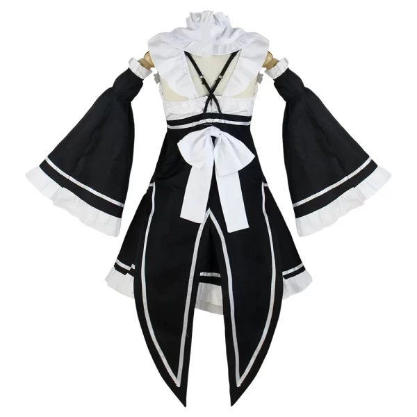ram rem cosplay costume anime re:zero kara hajimeru isekai seikatsu uniform wig girl women maid servant apron lolita dress