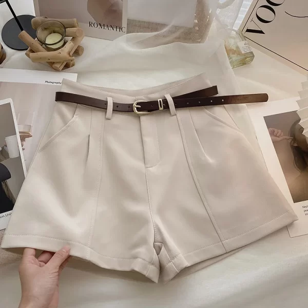 2025 spring summer new shorts fashion women a line loose pocket korean style y2k short casual streetwear communte female clothes