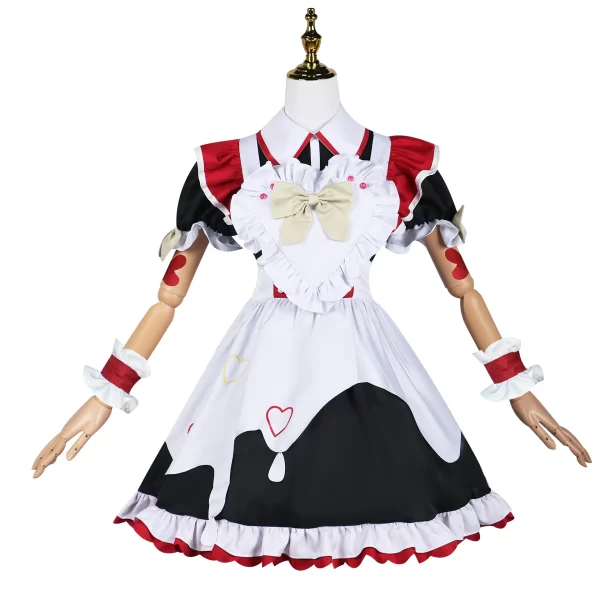 game needy streamer overload ame ame chan maid cosplay costume role play comic con dress hallowmas party wigs anime prop