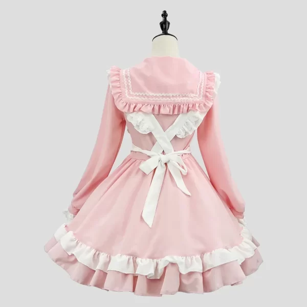cute academy sailor lolita long sleeve maid dress costumes cosplay school maid dress for waitress maid party costumes s 5xl