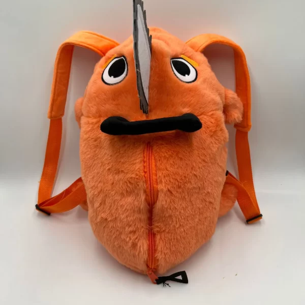 japanese anime cute orange dog backpack cosplay chainsaw dog bags kawaii bag fans wearing birthday gifts halloween party decor