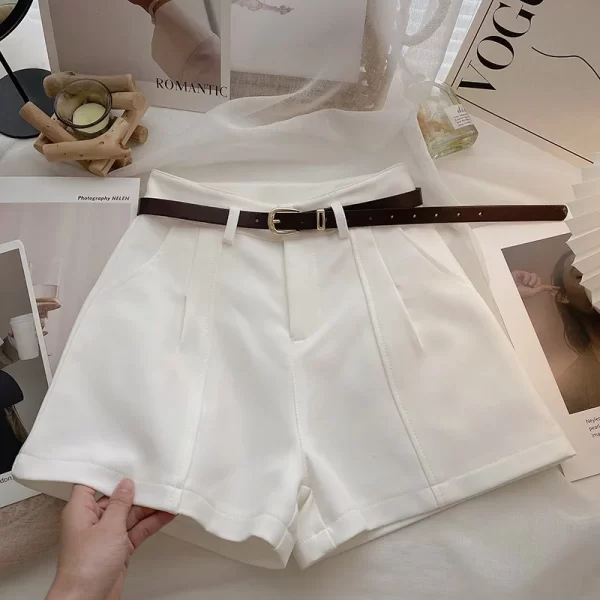 2025 spring summer new shorts fashion women a line loose pocket korean style y2k short casual streetwear communte female clothes