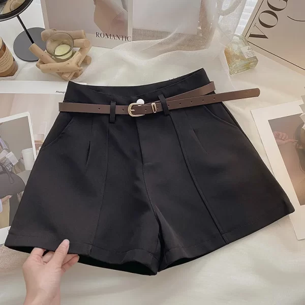 2025 spring summer new shorts fashion women a line loose pocket korean style y2k short casual streetwear communte female clothes