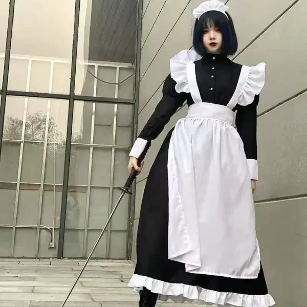 maid lolita dress uniform cos male servant uniform cosplay cute school uniform lolita two dimensional japanese maid cosplay