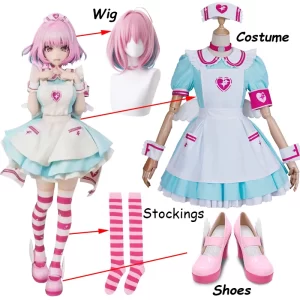 anime the idolmaster cinderella girls yumemi riamu cosplay costume maid dress halloween carnival clothing custom made