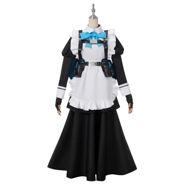 game blue archive asuma toki cosplay costume women lolita battle maid dress uniform halloween party role play outfit clothing