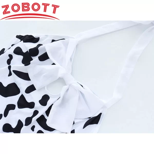 hot toys cow series swimsuit bodysuit bikini maid unifrom costume summer beach kawaii girl swimwear skirt uniform set cosplay