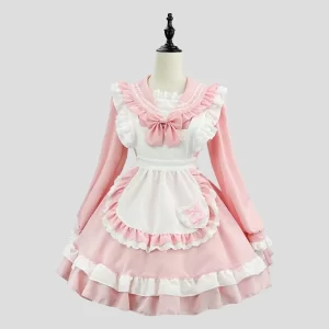cute academy sailor lolita long sleeve maid dress costumes cosplay school maid dress for waitress maid party costumes s 5xl