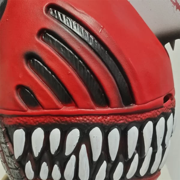chainsaw man cosplay mask realistic anime character head cover halloween fancy dress party costume accessories horror mask