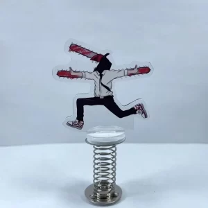 anime chainsaw man denji pochita blood figure acrylic model cosplay shake stand models desk ornament reduce pressure toy gift