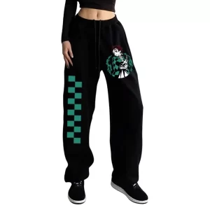 2025 japanese anime demon slayer women pants running pants joggers for men sweatpant sport jogging fitness gym fleece trousers