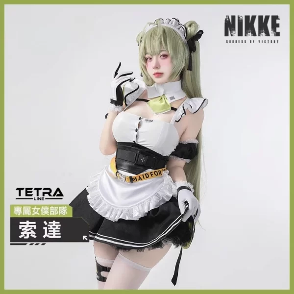 nikke the goddess of victory soda cosplay costume game nikke kawaii sexy maid suit woman maid uniform birthday game event gifts