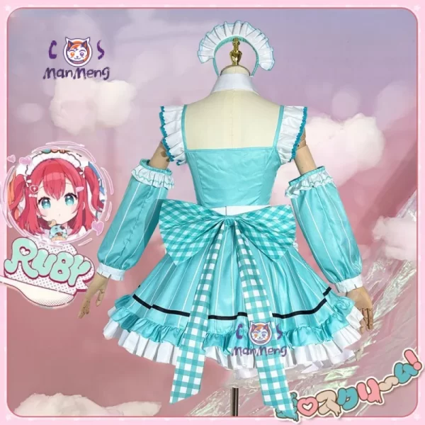wakana shiki uehara ayumu ruby kurosawa lovelive!sunshine!!aiscream cosplay costume halloween sweet maid lolita girl dress