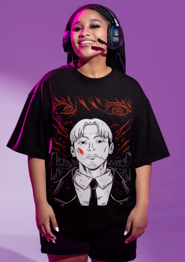 kishibe t shirt chainsaw man deat,anime,manga t shirt graphic tee all size