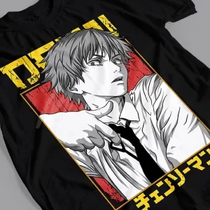 anime "chainsaw man" t shirt: denji activando and mizuki pochita women's clothing y2k anime aesthetic clothes graphic harajuku