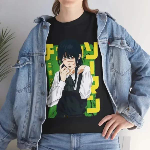 asa mitaka chainsaw man shirt, chainsawman, anime shirt