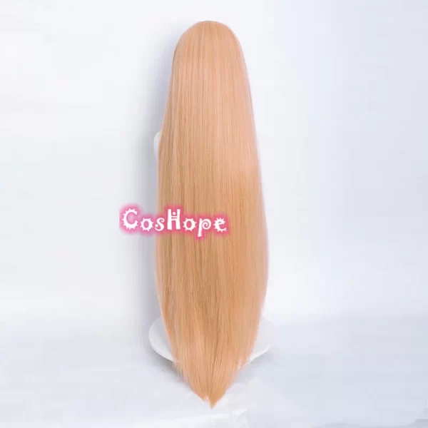 power cosplay wig 100cm long straight orange pink wig cosplay anime cosplay wigs heat resistant synthetic wigs