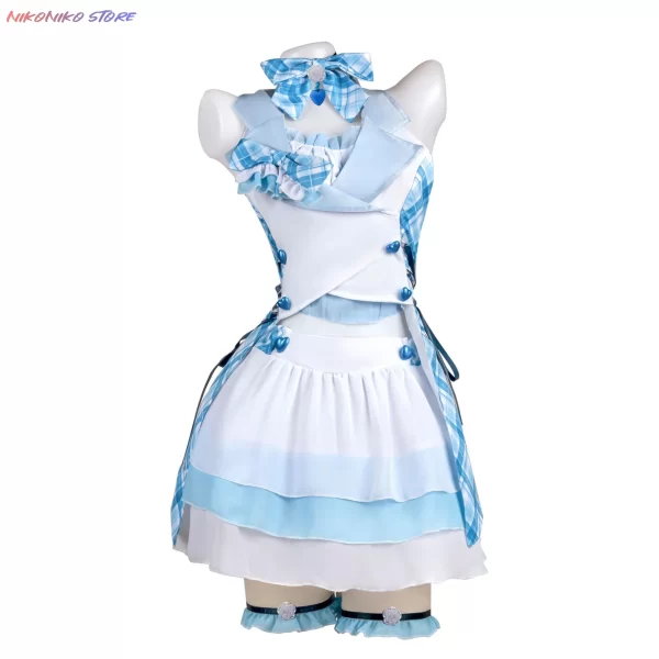 anime game nekopara vanilla chocola cosplay costume nekomimi paradise wig printing maid attire woman sexy kawaii carnival suit