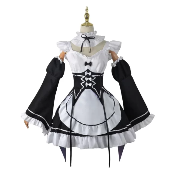 anime ram rem maid cosplay re life in a different world from zero costumes women loli dress halloween party suit