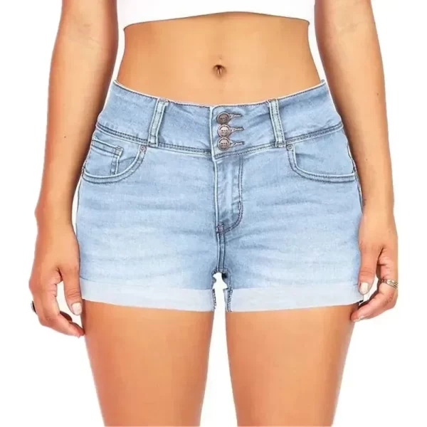 women's s 3xl new summer fashion waistband denim stretch fabric shorts casual versatile street shorts hot and spicy trendy items
